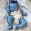 Reborn Baby Dolls Avatar 20 inch Realistic Newborn Baby Dolls Sleeping Avatar 3D Painting Skin Soft Body Newborn Babies Real Life Size Alive Avatar Baby Dolls with Cloth Body
