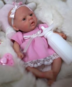 Mire & Mire 7″ Girl Micro Preemie Full Body Silicone Baby Doll Sophia Lifelike Mini Reborn Doll Surprice Children Anti-Stress 2