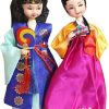 Korean Beauty Hanbok Dolls Korean Traditional Bride Groom Wedding Doll Figurines Basic Wedding Gift Marriage Couple Dolls (6)