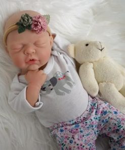 Mire & Mire Reborn Baby Dolls 12″ Micro Preemie Full Body Silicone Baby Doll Realistic-Newborn Baby Dolls Girl That Look Real Sleeping Baby Doll-e 2