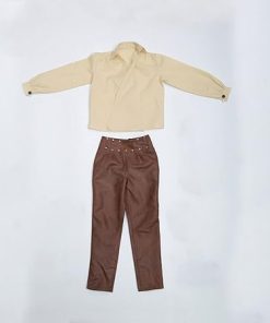 1/3 BJD Doll SD Clothes Mens Lace Up Pirate Shirt Medieval Viking Blouse Tops + Loose Pant, for Pants Cosplay Costume