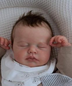 Pinky Reborn Baby Dolls 20inch Boys Realistic Newborn Baby Silicone Full Body Baby Handmade Doll Adorable Vinyl Soft Body Weighted Reborn Toddler Toy for Age 3+ 2