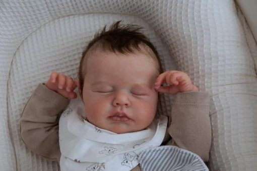 Pinky Reborn Baby Dolls 20inch Boys Realistic Newborn Baby Silicone Full Body Baby Handmade Doll Adorable Vinyl Soft Body Weighted Reborn Toddler Toy for Age 3+ - Image 2
