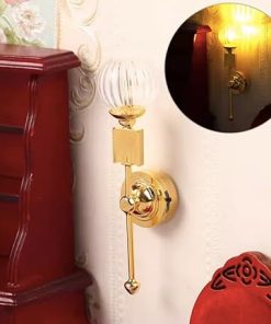 AirAds 1:12 Scale Dollhouse Miniature Study Room Sconce Bath sconces Bathroom Vanity Light Dolls Wall sconces for Bedroom Wall Light