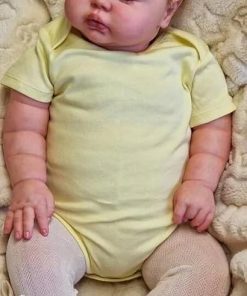 Angelbaby Big Realistic Reborn Toddler Dolls Girls – 24 Inch Lifelike Newborn Baby Dolls Sleeping Weighted Cloth Body Babies with Real Babies Feel Visible Veins Reborn Child for Kids