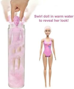 Barbie Color Reveal Doll & Accessories, Shimmer Series, 7 Surprises, 1 Doll (Styles May Vary) 2