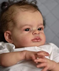 Reborn Baby Dolls 19 inch Realistic Newborn Baby Dolls Real Life Cloth Body Soft Silicone Reborn Babies Lifelike Toddler Kids Gifts for Girl Toys Age 3+ 2