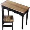 Handmade Study Room Desk and Chair Set for 1/3 BJD Dolls – DIY Wooden Furniture for Dollhouse Accessories – Assembly Required – Perfect for Student Desk and Chair – for Ball