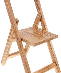 misppro Delicate Wooden Folding Chair for 1/3 BJD Doll Furniture Accessory 2