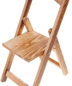 misppro Delicate Wooden Folding Chair for 1/3 BJD Doll Furniture Accessory