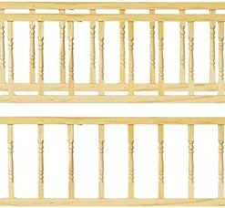 Dollhouse Miniature 3 Pc 3x12in Landing Railing Set #T7033 2