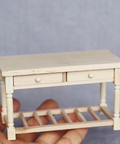 AirAds Dollhouse 1:12 Scale Dollhouse Miniature Furniture Living Room Coffee Table Unfinished