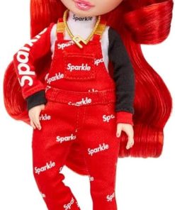 Rainbow High Jr High Ruby Anderson- 9-inch RED Fashion Doll with Doll Accessories- Open and Closes Backpack, Great Gift for Kids 6-12 Years Old and Collectors 2