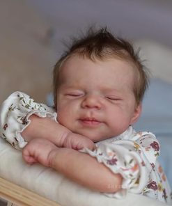 Anano 18 inch Realistic Reborn Dolls Lifelike Real Baby Girls Doll Poseable Sleeping Real Life Baby Dolls Complete Accessories for Kids 2
