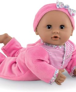 Corolle Bébé Calin Maria Baby Doll – 12″ Soft Body Doll with Pink Outfit, Sleeping Eyes That Open and Close, Vanilla Scented, Mon Premier Poupon Collection for Ages 18 Months and up