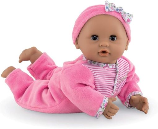 Corolle Bébé Calin Maria Baby Doll - 12" Soft Body Doll with Pink Outfit, Sleeping Eyes That Open and Close, Vanilla Scented, Mon Premier Poupon Collection for Ages 18 Months and up