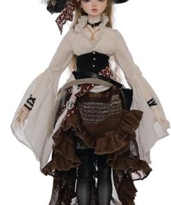 Lynn Bjd Doll 1/4 Middle Ages Sea Warrior Pirate Captain Moveable Joints Full Set Resin Toy for 15+ Year Old