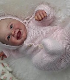 iCradle Realistic 20Inch Reborn Baby Doll Harper – Weighted Soft Body – Accessory Set – Age 3+