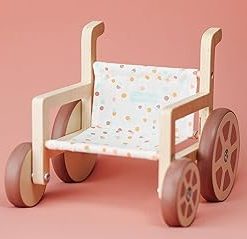 Miniland Doll Wooden Wheelchair Made with ECO Quality Materials which Provide Inclusion to The Play 2