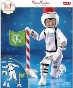 The Elf on the Shelf: A Christmas Tradition Boy Scout Elf (Blue Eyed) with Claus Couture Collection Clausmonaut Astronaut Accessory (Multi-Item Bundle) 2