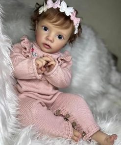 iCradle Lifelike Reborn Baby Doll 24 Inch 61cm Silicone Reborn Toddler Doll Real Life Baby Doll Toy Gift for Age 3+ 2