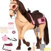 So Darling Wooden Dollhouse on Wheels, Open & Close with 29 Accessories 4