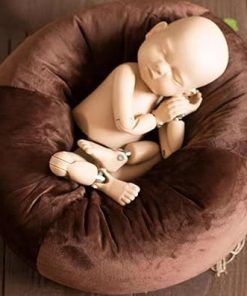 50cm Simulation Doll Shooting Realistic Naked Photography Training Reborn Baby Doll Props Posing Posture Training Photography Clothing Practice, 20 inch