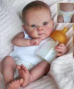 Angelbaby Realistic Newborn Baby Dolls – 18 inch Life Like Reborn Baby Doll Full Body Silicone Girl Little Bettie Anatomically Correct Doll Poseable Perfectly Cute Real Life Babies for Girls