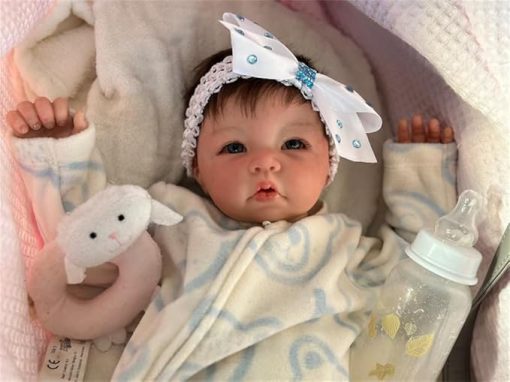 Anano Soft Reborn Dolls Girls Realistic Veins, 20in Real Baby Dolls That Look Real Infant, Bebes Reborn De Silicona Reales, Silicone Reborn Babies That Look Real and Feel Real for Girls
