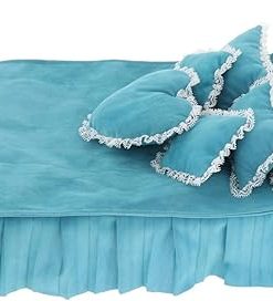 1/6 Scale Wrought Iron Bed for 12 Inch Action Figure Miniature Dolls