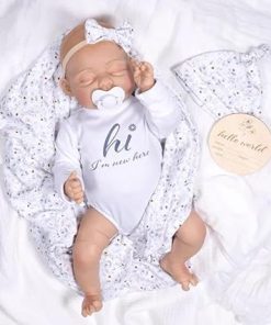 Paradise Galleries Realistic Reborn Baby Doll Ping Lau 18 Inch with Pacifier and 5 Piece Accessories Sculptor Designer Doll Collection Special Birthday Gift for Ages 3 and Up – Hello World