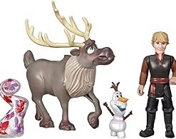 Disney Frozen Adventure Collection, 5 Small Dolls from Frozen 2, Anna, Elsa, Kristoff, Sven, Olaf, & Gale Accessory 2
