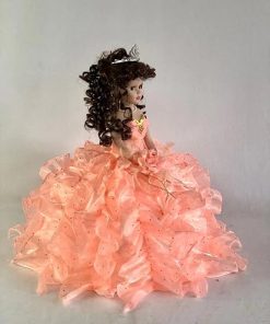 J.Misa 18″ Umbrella Porcelain Dolls Quinceañera Rose Pink 2