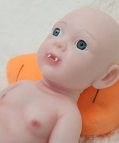 Full Silicone Baby Doll Girl – 16 inch Realistic Reborn Baby Dolls, Halloween, Christmas and Birthday Gifts for Grils, Niece and Granddaughter 3+