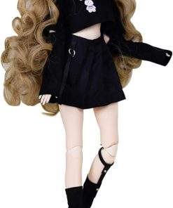 1/3 SD Doll Ball Mechanical Jointed Doll 24in Fashin Girl Poseable Fashion Doll Sweet Cool Girl