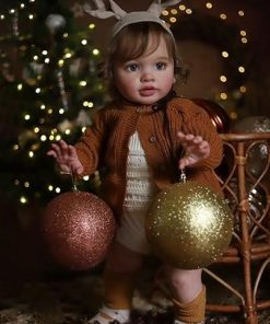 Pinky Reborn Toddler Dolls Girl 26 Inch Reborn Doll Toddler Silicone Princess Babies Doll Toy for Xmas Gifts 2