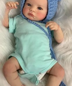 Angelbaby Lifelike Reborn Baby Dolls 20 inch Realistic Silicone Newborn Size Baby Dolls Look Real Handmade Detailed Infant Soft Weighted Body for Toddler Best Toy Gifts 2