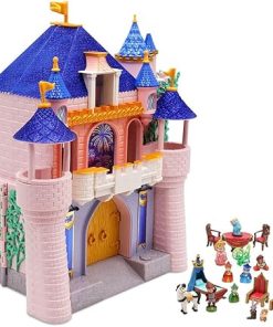 Disney Store Official Animators’ Collection Deluxe Sleeping Beauty Doll House – 17-Piece Castle Playset with Princess Figures, Spinning Dancefloor, Music, and Fun Accessories