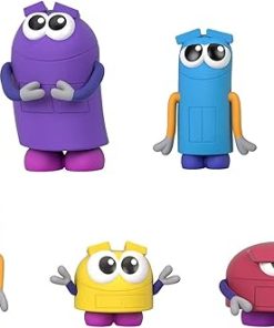 Fisher-Price StoryBots Figure Pack, set of 5 figures featuring characters from the Netflix series for preschool kids ages 3 years and older