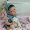 Zero Pam Realistic Silicone Reborn Baby Dolls Girl 18 Inch Real Life Anatomically Correct Newborn Dolls Lifelike Baby Dolls That Look Real with Accessories for Kids 3+ 3