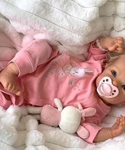 Zero Pam Reborn Baby Dolls Soft Vinyl Full Body 18 Inch Life Like Baby Dolls That Look Real Realistic Baby Doll Girl Cute Newborn Babies Silicone Baby Doll with Anatomically Correct 2