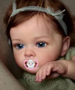 Wamdoll 24 inches 60CM So Truly Huge Baby Size Silicone Vinyl Reborn Baby Dolls Gift Set with Soft Touch Weighted Body Newborn Toddler Princess Girl Dolls Look Real, Forever Yours Sweetheart 2