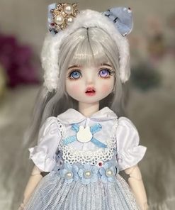 11.8 Inch Mini Girl BJD Dolls 30cm Ball Jointed Doll with Accessories Cute Fashion Outfits, Children’s Day Gift (22#) 2
