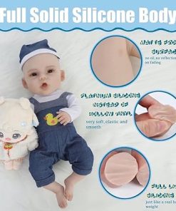 Lifelike Reborn Baby Dolls – 19 Inch Silicone Realistic Baby Dolls Boy, Newborn Soft Body Waterproof 2