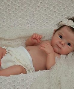 Zero Pam Realistic Reborn Baby Dolls, 20 Inch Lovely Newborn Baby Dolls Full Body Girl Soft Vinyl, Anatomically Correct Baby Doll with Full Accessories