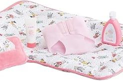 Corolle – 2-in-1 Changing Accessories Set – 5Piece Play Set for 14″ & 17″ Baby Dolls, Multicolor