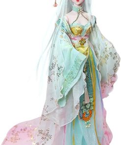 1/3 BJD Doll Clothes – Chinese Hanfu Dress Ball Jointed Doll Princess Dress 1/3 BJD Dolls Accessories Gift for Girls (N) 2