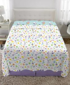 DreamWorks Franco Gabby’s Dollhouse Kids Bedding Super Soft Sheet Set, 4 pcs, Full, Pawtastic 2