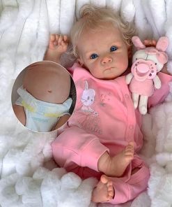 Zero Pam Reborn Baby Dolls Silicone Full Body 18 in Realistic Baby Doll Anatomically Correct Real Baby Doll That Look Real Life Reborn Dolls with Accessories
