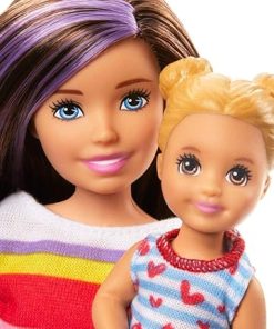 Barbie Skipper Babysitters Inc. Feeding Playset with Babysitting Skipper Doll, Toddler Doll with Feeding Feature, High Chair, Tricycle and Food-Themed Accessories for Kids 3 to 7 Years Old 2